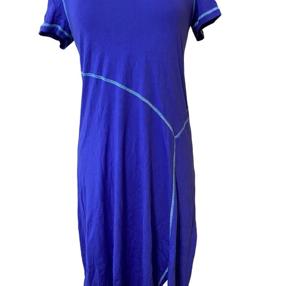 Soft Surroundings Women's Purple Boatneck Midi Dress Extra Small Style 2B843 - Picture 6 of 9